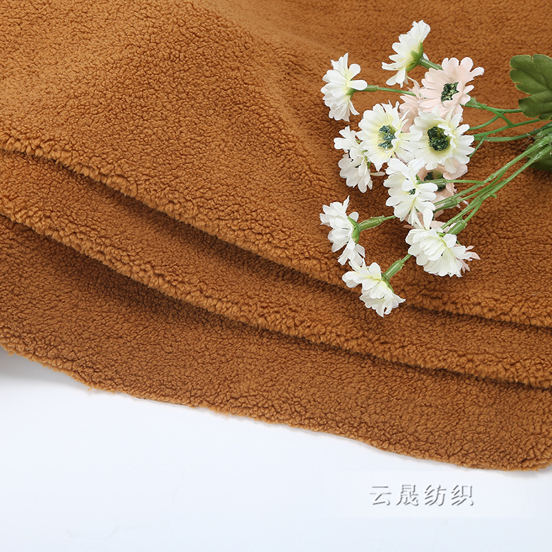 Plain alpaca wool Icelandic fleece fabric, all-polyester super soft fleece fabric, home textile fabric, custom-made and wholesale for home wear undefined