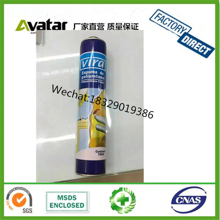 VIRA waterproof insulation sound insulation foam sealant Polyurethane foam sealant 750ML