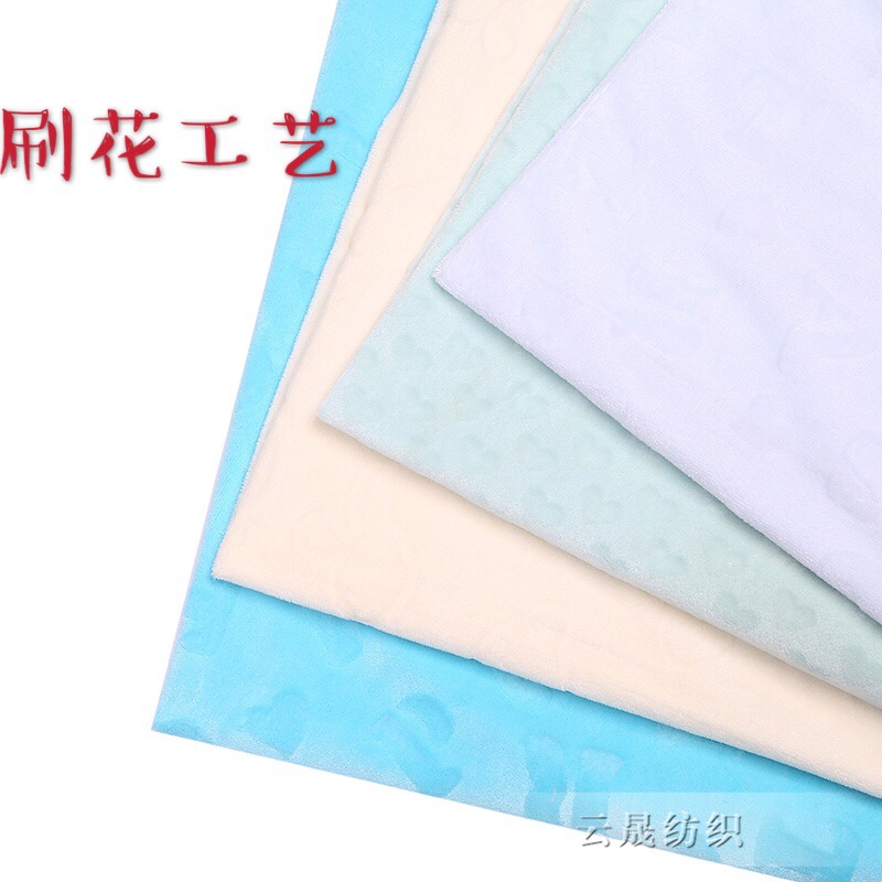 Crystal fleece, Baby Joy fleece, plain Baby joy fleece fabric, brushed flower craft, home textile and home wear, ready-made fleece, custom wholesale undefined