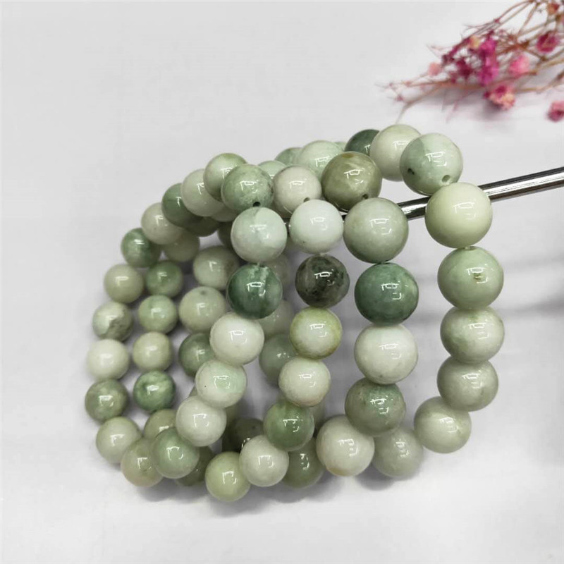 Wholesale of new trendy jewelry natural Tianqing jade bracelets, DIY beaded Maotian jade bracelets, factory direct sales