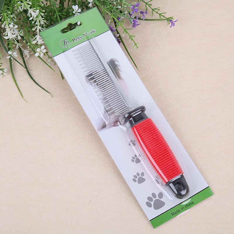 Pet supplies Pet supplies Fengpei pet supplies manufacturers direct stainless steel non-slip pet comb clean beauty dog brush wholesale Specification drawing