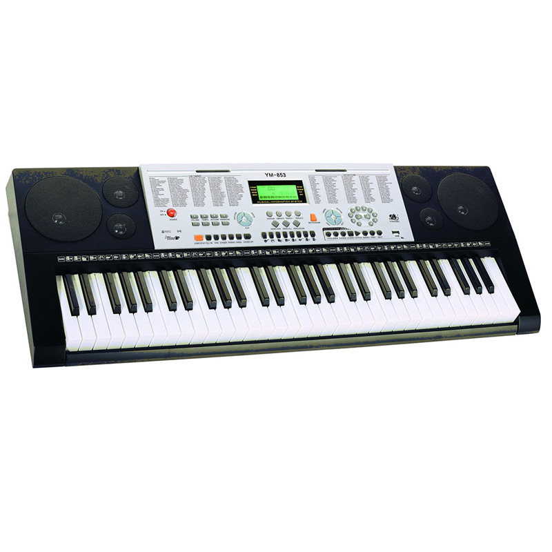 永美 YM-853 61键多功能教学型电子琴 内置U盘MP3播放器