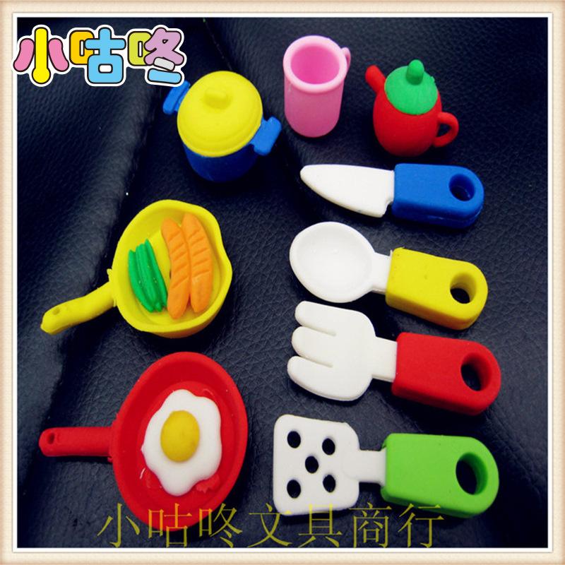 橡皮/书本橡皮/小恐龙/盲袋/熊猫产品图