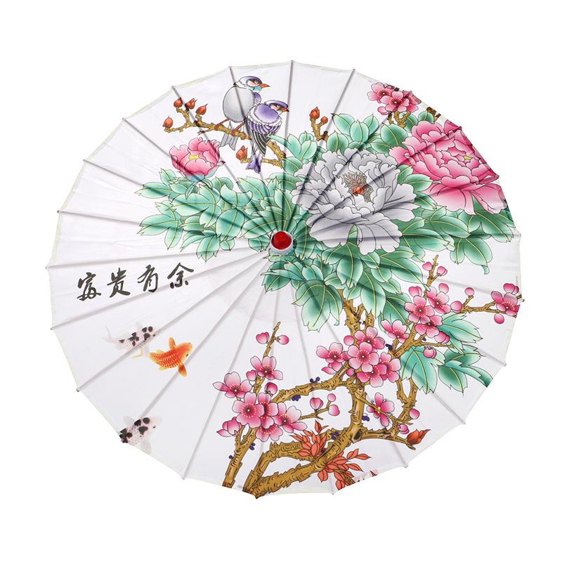 Wholesale of wedding product creative decorative umbrellas, handcrafted bamboo edge craft multi-color oil-paper umbrellas, scenic area event decorative umbrellas, dance prop umbrellas undefined