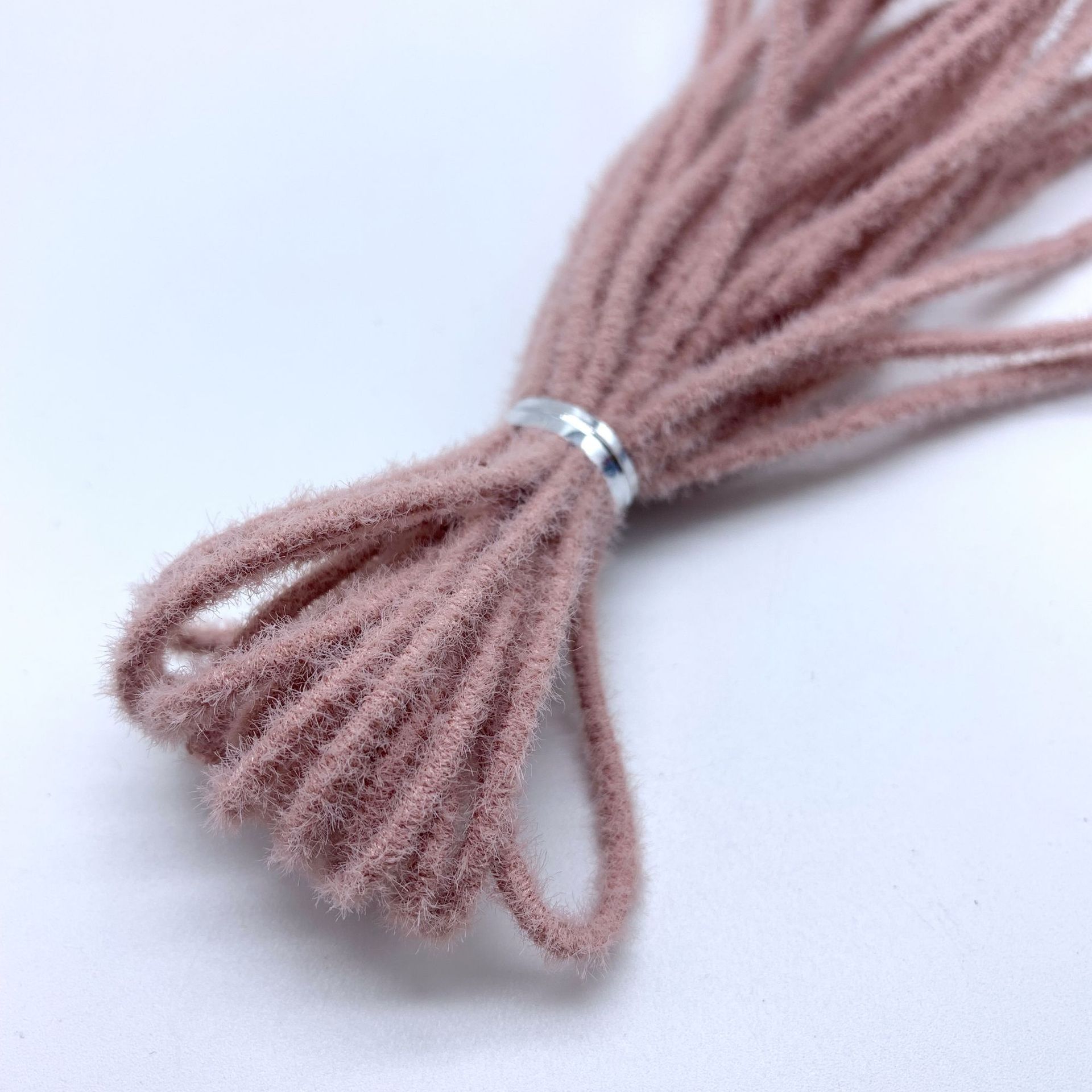 Factory direct sales of hair accessories, hair strings, plush high-elasticity rubber bands, diy fresh color headwear, rubber bands, versatile undefined