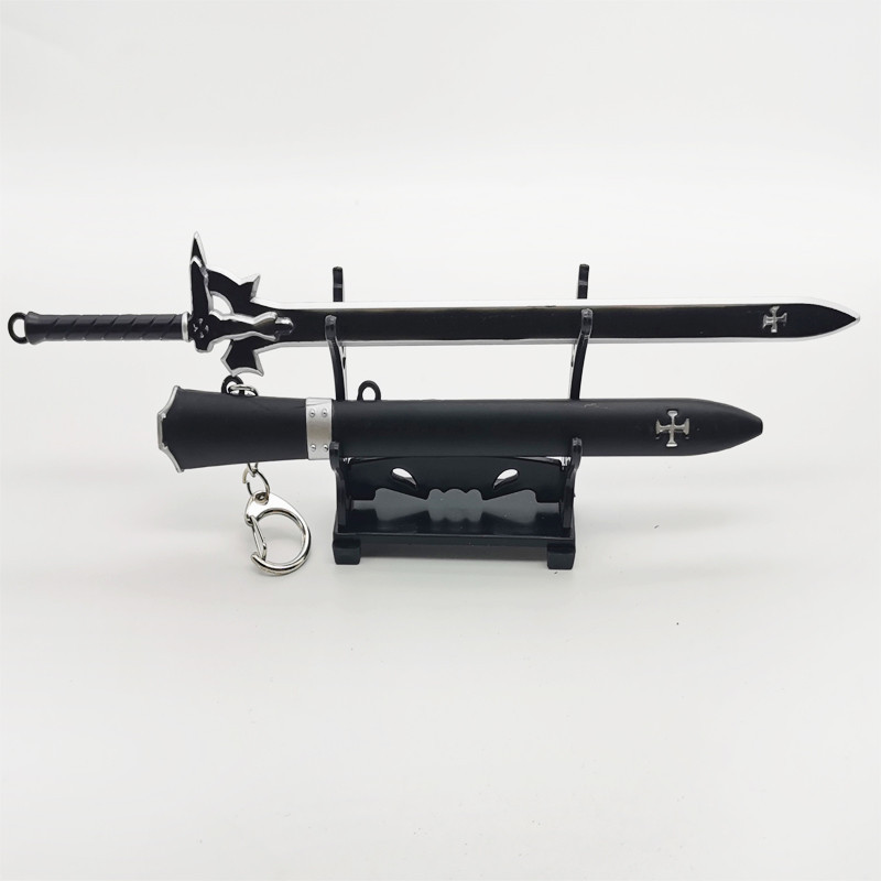 Wholesale factory of new and popular foreign trade sword and knife handicrafts, producing metal hanging ornaments and exquisite bow and arrow decorations wholesale Specification image