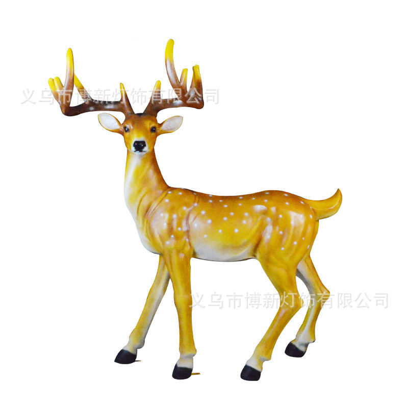 Cross-border supply LED milu deer and sika deer outdoor waterproof creative animal-shaped lights Landscape courtyard park ornaments Item Picture