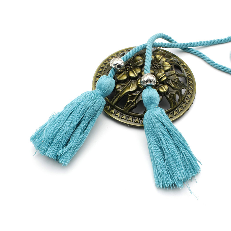 Direct Supply Polyester Cotton Tassel Rope Wear Plastic Beads Sewing Thread Tassel Rope Clothing Accessories Decoration Manufacturers Wholesale Customization details Picture