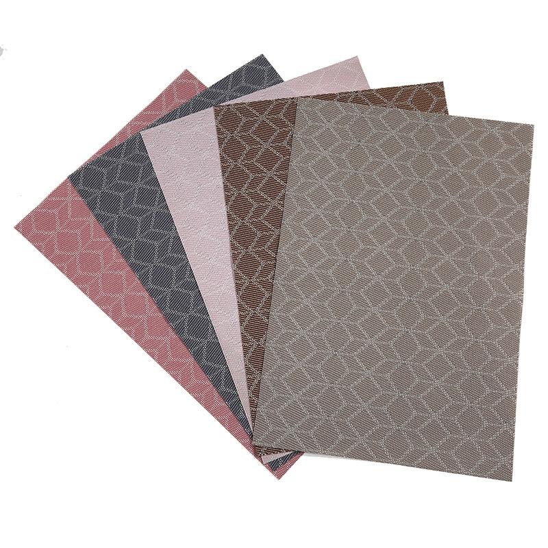 厂家直销特斯林西餐垫 酒店防滑隔热餐桌垫欧式方形PVC西餐垫批发产品图