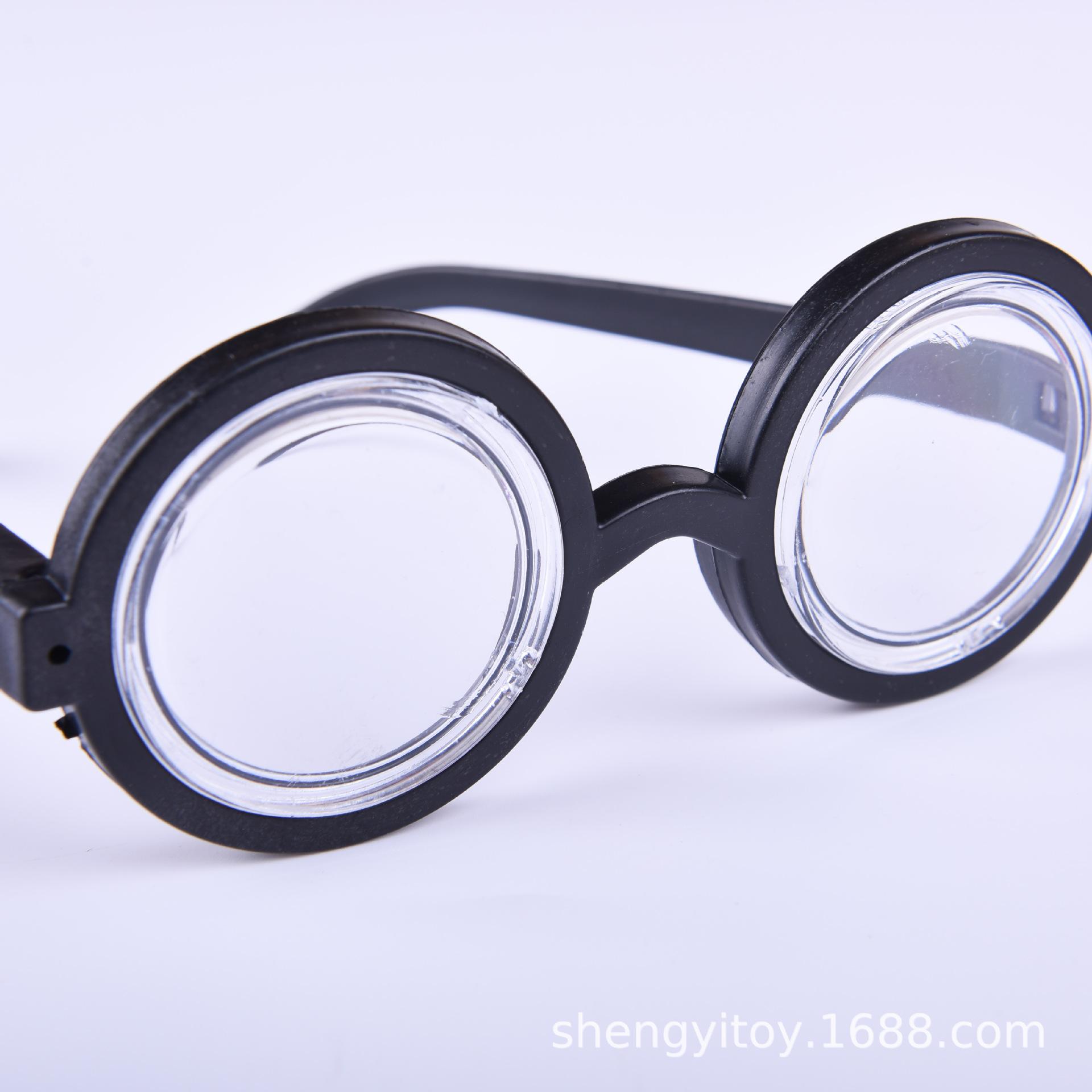 Halloween costume props: round myopia glasses, Harry glasses, Potter stage performance fun and funny glasses details Picture