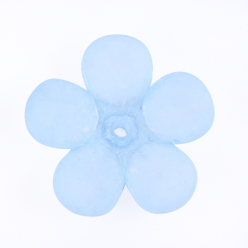 Ancient-style palace flower bridal hair accessories, hairpins, DIY accessories, acrylic frosted flower jelly, white plum blossom beads undefined