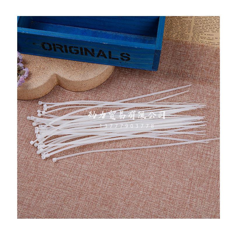 Nylon Cable Tie 4*250 Self-Locking Nylon Cable Tie White Black Cable Tie Plastic Binding Tape Item Picture