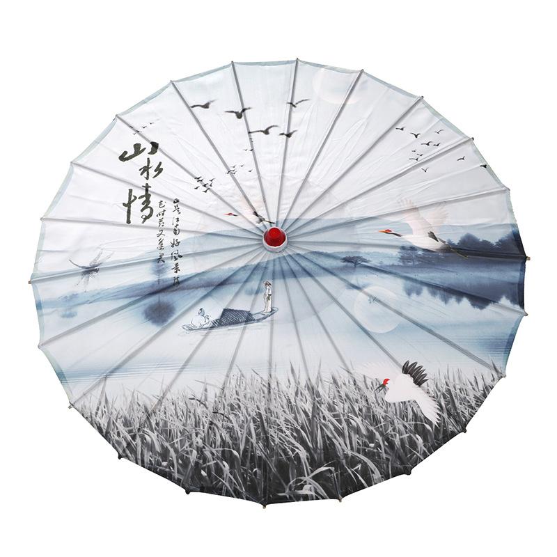 Wholesale of wedding product creative decorative umbrellas, handcrafted bamboo edge craft multi-color oil-paper umbrellas, scenic area event decorative umbrellas, dance prop umbrellas undefined