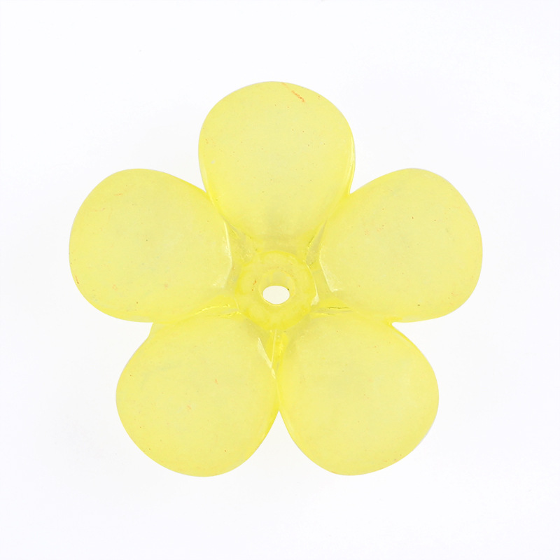 Ancient-style palace flower bridal hair accessories, hairpins, DIY accessories, acrylic frosted flower jelly, white plum blossom beads undefined
