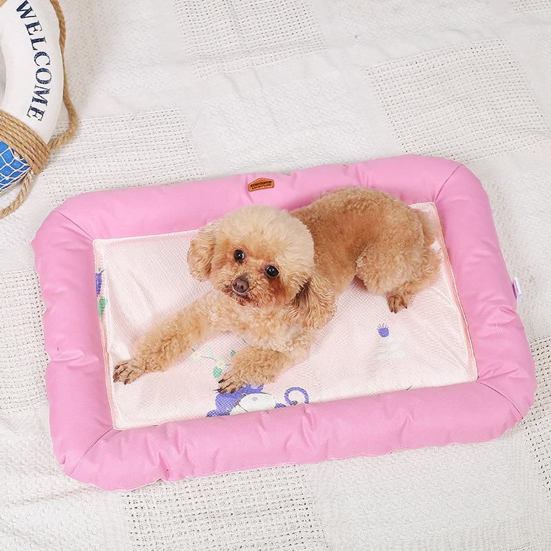 Pet supplies, direct sales from pet supplies manufacturers. Summer breathable cat beds, pet dog supplies, bed pads, ice silk, teddy, summer cool MATS, dog beds details Picture