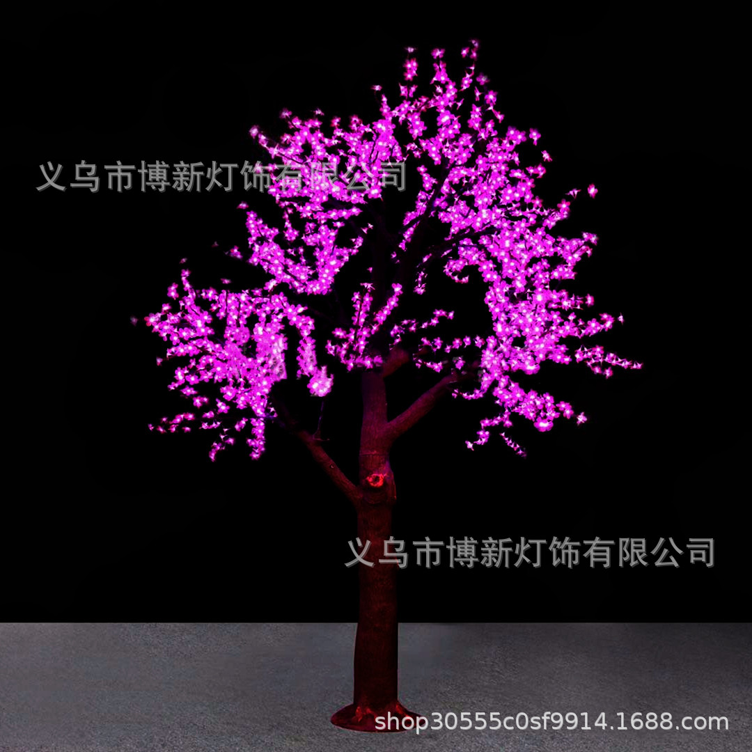 Cross-border supply LED simulation tree lights, decorative tree lights, waterproof outdoor courtyard landscape tree lights, direct supply from the manufacturer Specification image