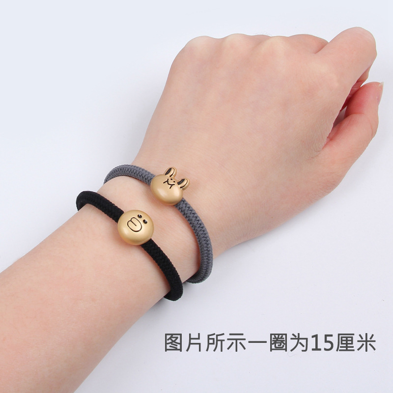 Factory direct sales of thick hair ropes, elastic rubber bands, DIY hair accessories, headwear accessories, bracelets, children's jewelry materials wholesale Application Scenario