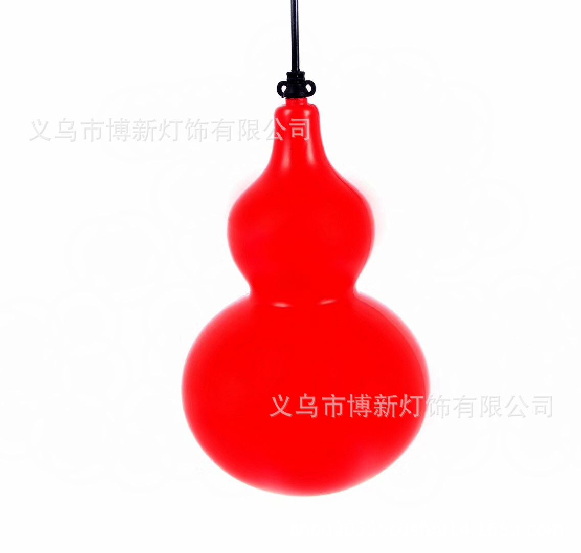 Cross-border supply LED gourd-shaped breathing landscape lights for outdoor square decoration, waterproof forest-themed ornaments, simple 35cm220v Item Picture