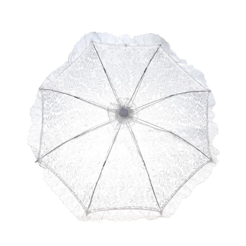 Wholesale of new European and American lace umbrellas, wedding bride decorative umbrellas, lace sunshades, stage prop umbrellas, and wedding supplies Item Picture