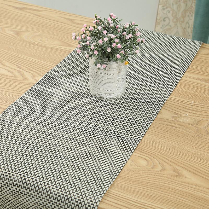 Cross-border source European table flag 30*135cm hotel decoration table flag home products Trings pvc placemat thumbnail