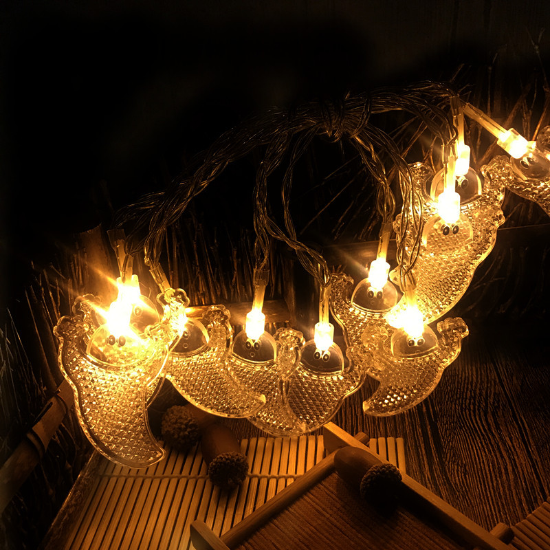 LED Halloween lights String Ghost lights String decorative bar festive lighting string outdoor waterproof patio lights