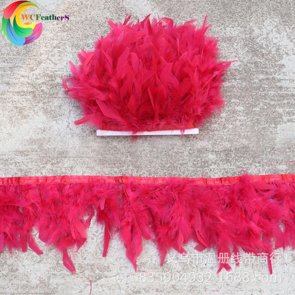 温册羽毛热卖火片布边创意多色火片布边演出服装辅料车载娃娃装饰详情图19