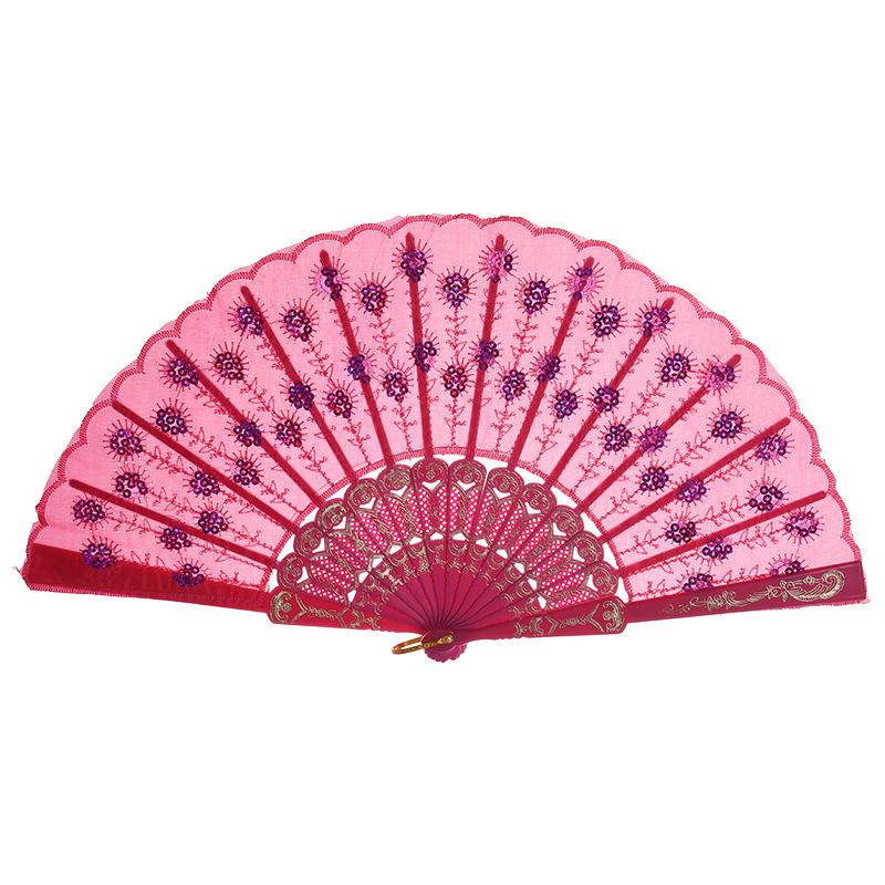 Factory direct supply of ancient-style fans, Chinese-style stage performance folding fans, photography prop fans, home decoration fans undefined