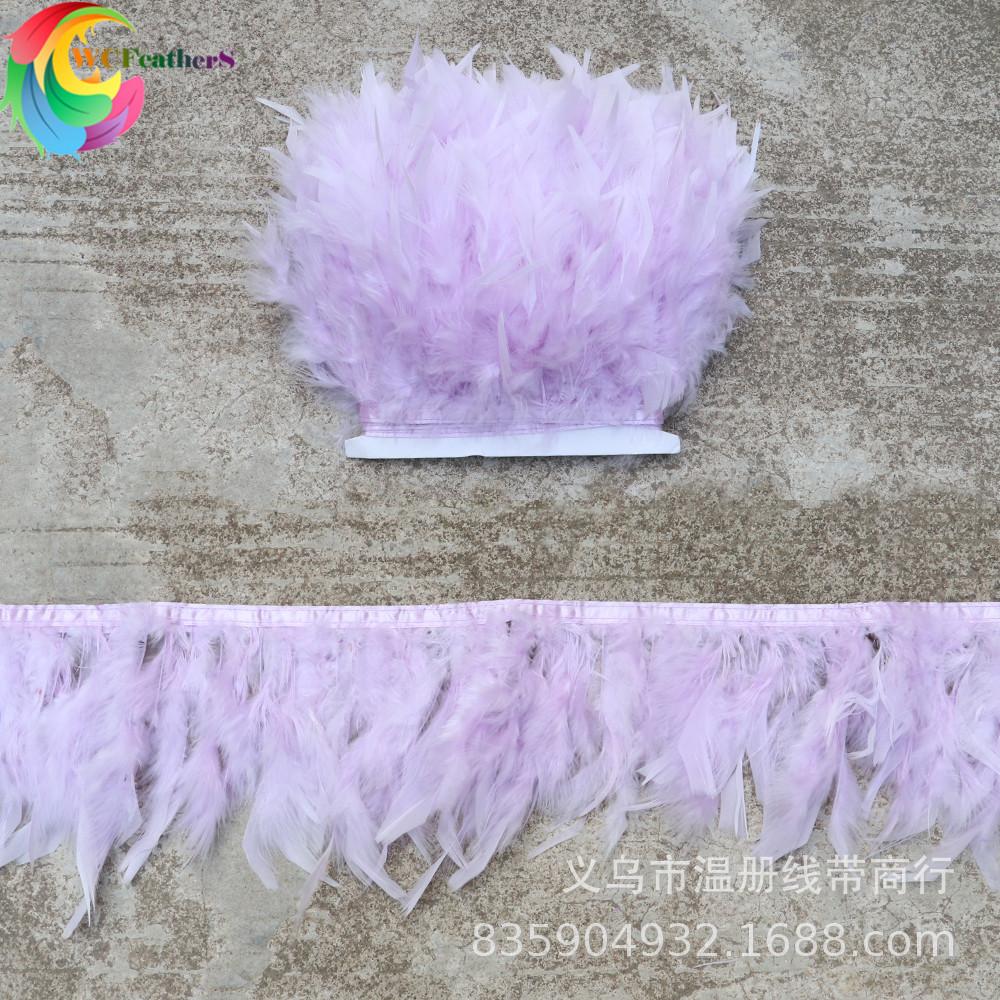 温册羽毛热卖火片布边创意多色火片布边演出服装辅料车载娃娃装饰详情图10