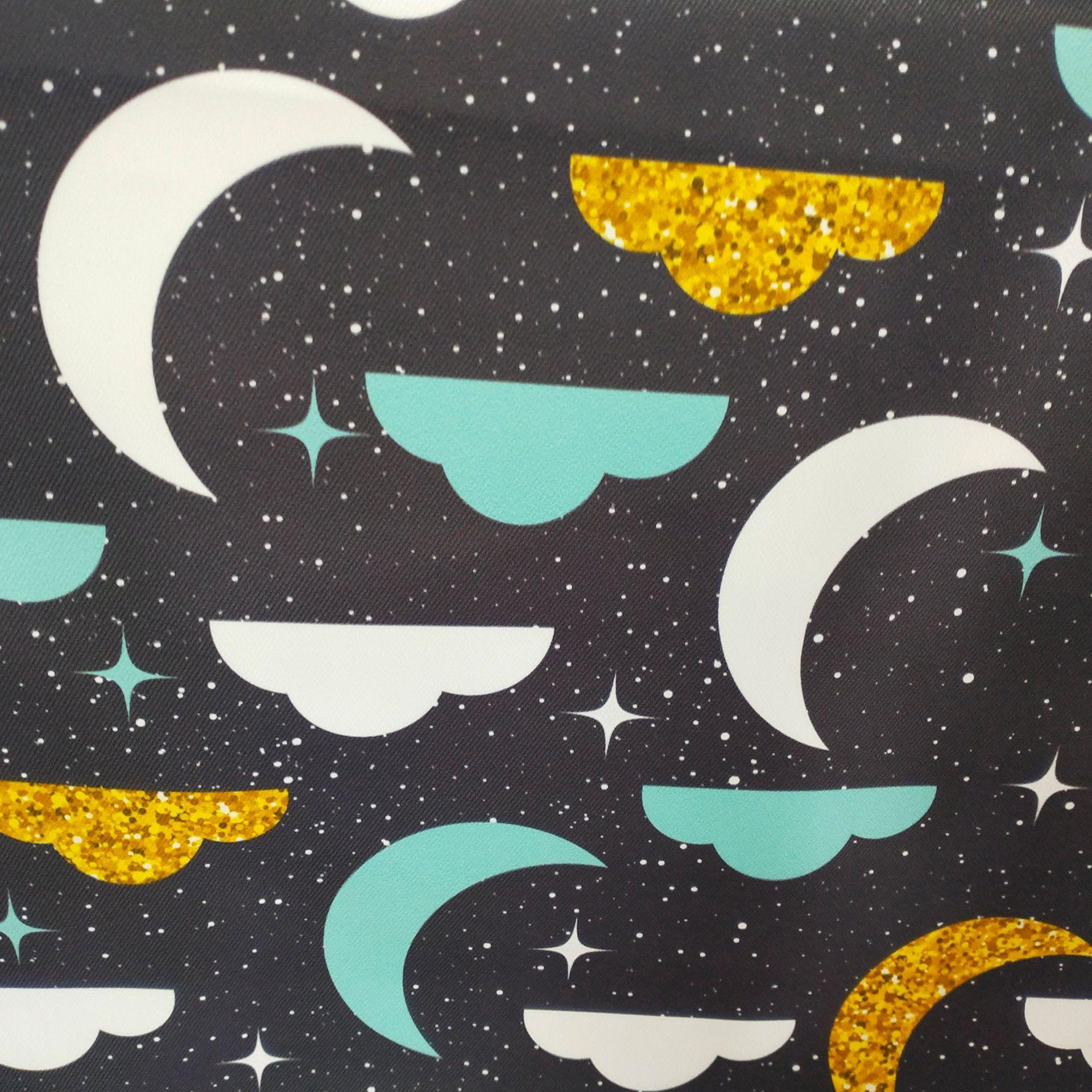Cavalry diagonal printed composite fabric, waterproof Oxford fabric, double-back student bags, casual bags, mommy bags and other fabrics undefined