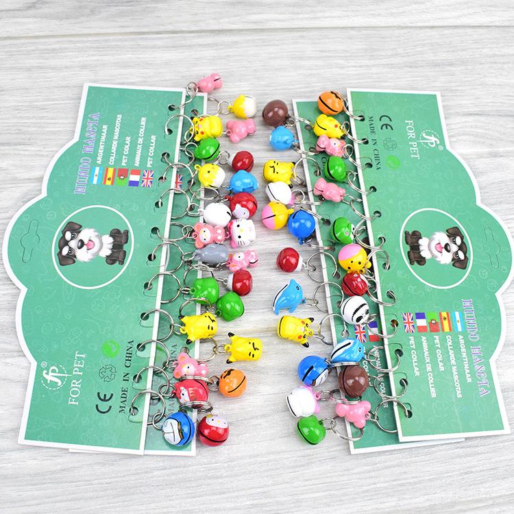 Pet supplies 2021 Factory Direct sales Dog bells, key pendants, and various cartoon characters to choose from