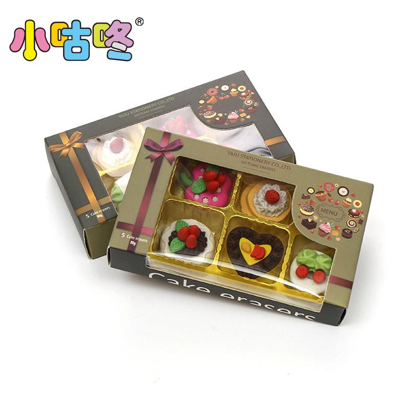 Elementary school Supplies Children's gifts Eraser cake eraser Korean school supplies Creative stationery