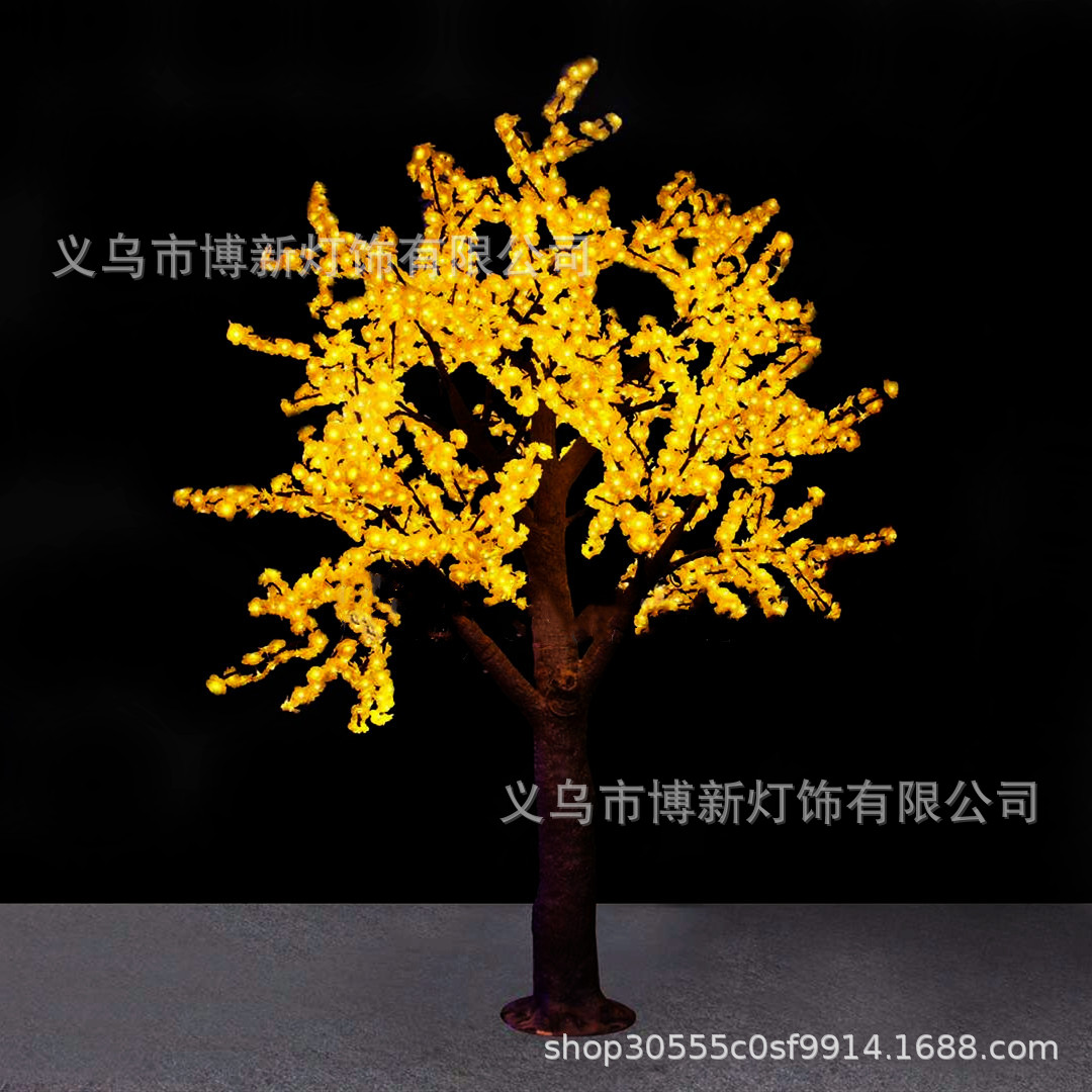 Cross-border supply LED simulation tree lights, decorative tree lights, waterproof outdoor courtyard landscape tree lights, direct supply from the manufacturer