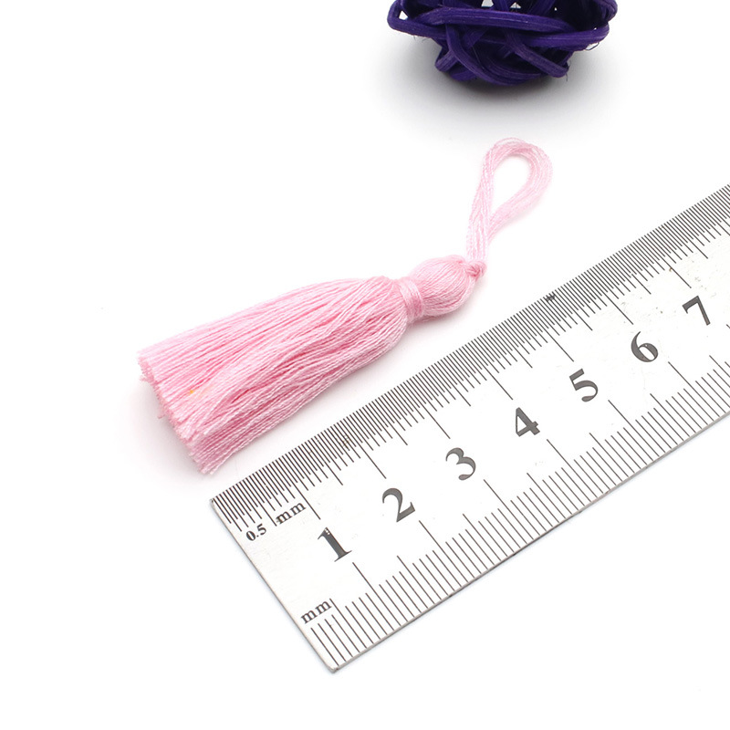 Spot Antique Tassel Hanging Tassel Polyester Cotton Cotton Thread Clothing Decoration Tassel 3.5Cm Tassel Long Small Tassel Wholesale Customization Specification drawing
