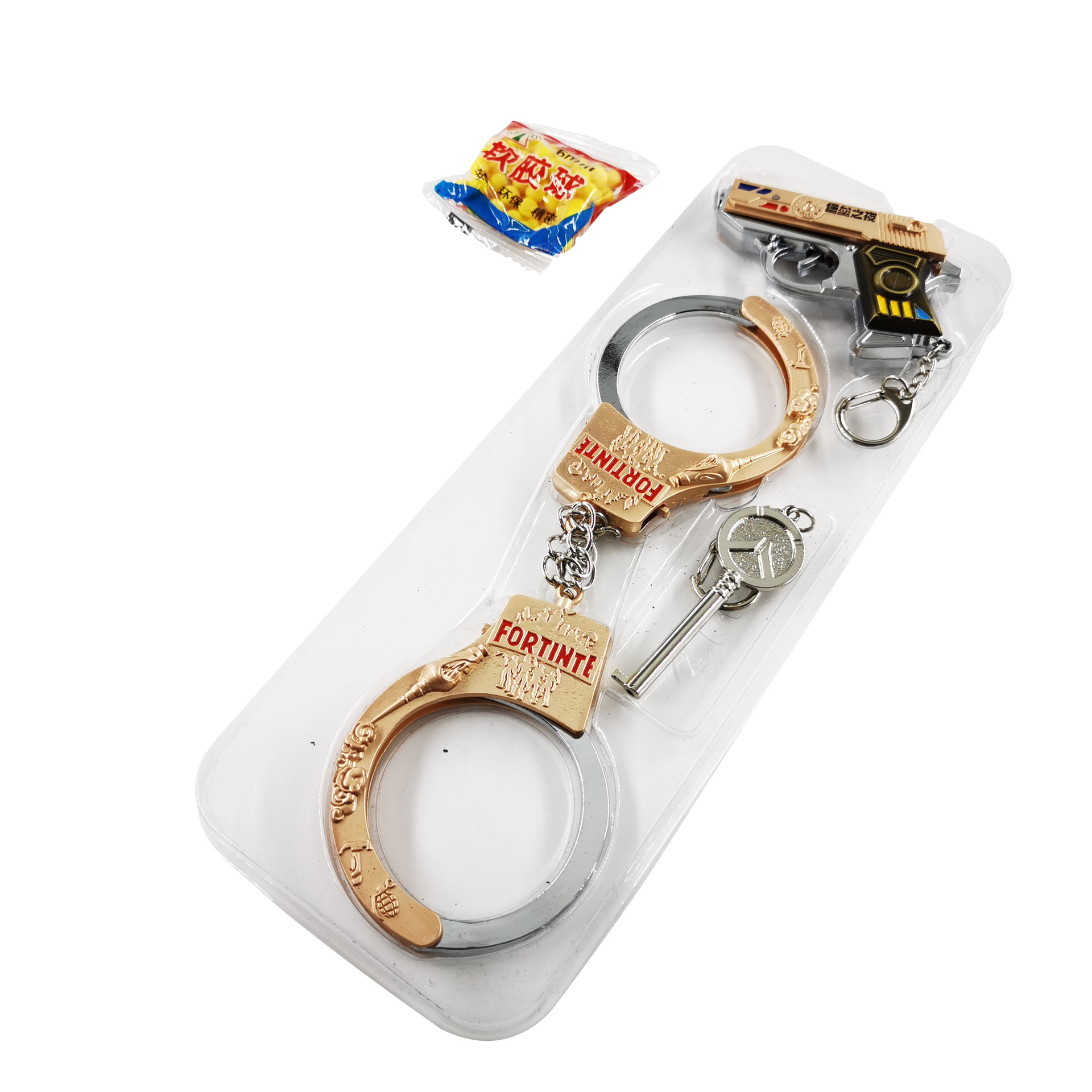 Handcuffs, alloy pendants, customizable metal craft ornaments, game and movie accessories, various styles, direct delivery from the manufacturer Item Picture
