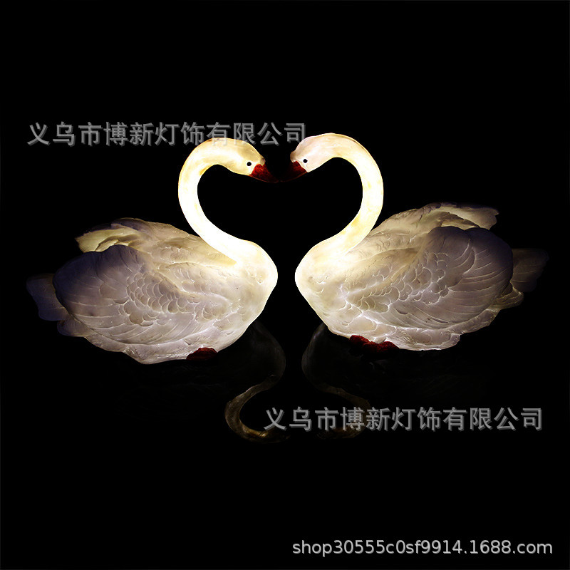 Cross-border supply LED swan outdoor waterproof creative animal-shaped lights Landscape courtyard park ornaments