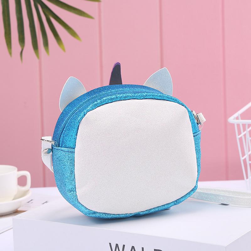Nuevo Unicorn crossbody un hombro bolsa rosa brillante niños dibujos animados viaje lindo estudiante un hombro bolsa de las mujeres Application Scenario