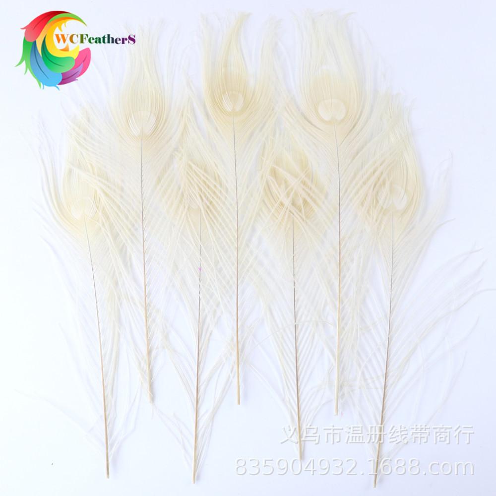 温册厂家直销天然孔雀羽毛DIY家居花瓶装饰婚庆道具新娘胸花材料详情图8