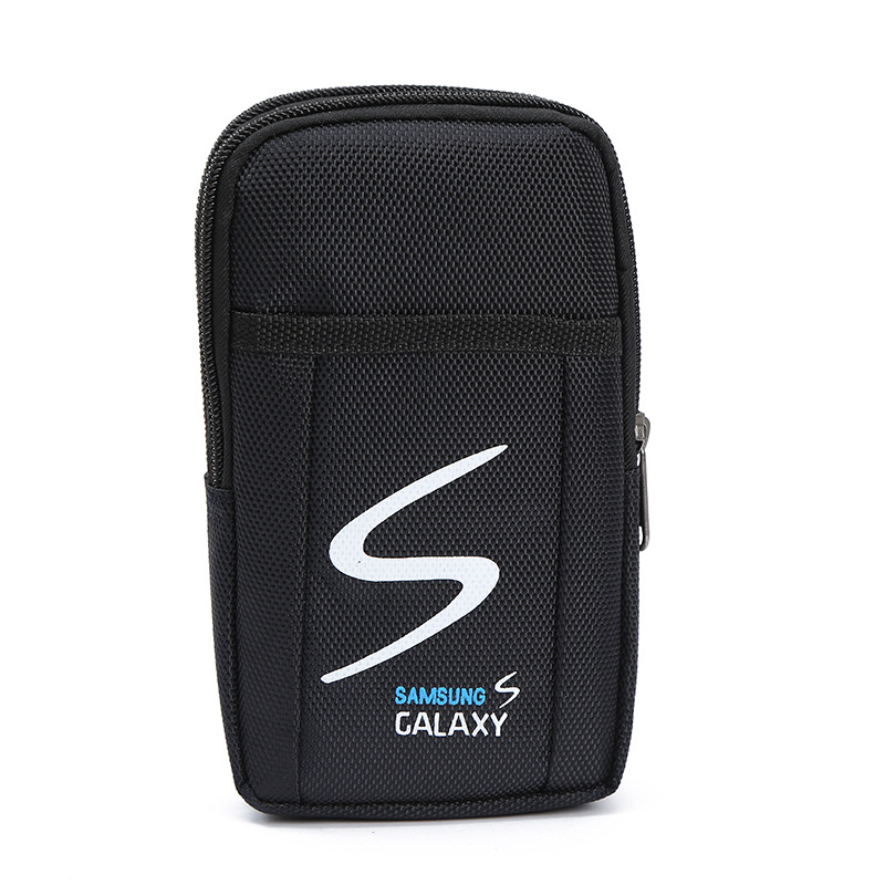 Foreign Trade Hot Mobile Phone Fanny Pack Oxford Cloth Waterproof Leisure Vertical Bag Can Be Inserted Belt Portable Logo Wholesale undefined