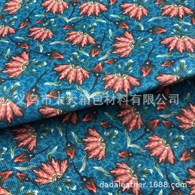 600DPU impresión digital 600D impresión resistente al tirón PU eco friendly tela oxford impresión digital procesamiento personalizado Specification image