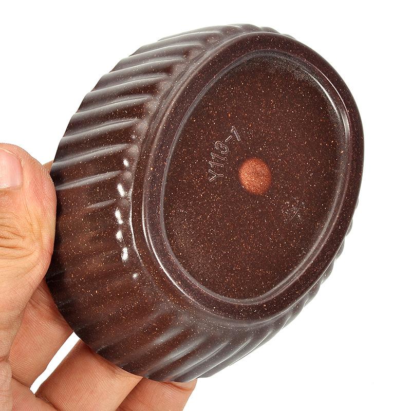 The manufacturer supplies Y113 series vertical striped oval antique flower POTS and flower vases Application Scenario