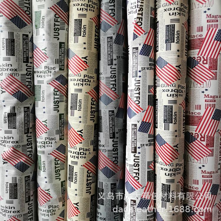 Venta directa de fábrica equipaje, protección contra el viento, funda de gafas material transferencia de PVC cuero impreso bandera impresa