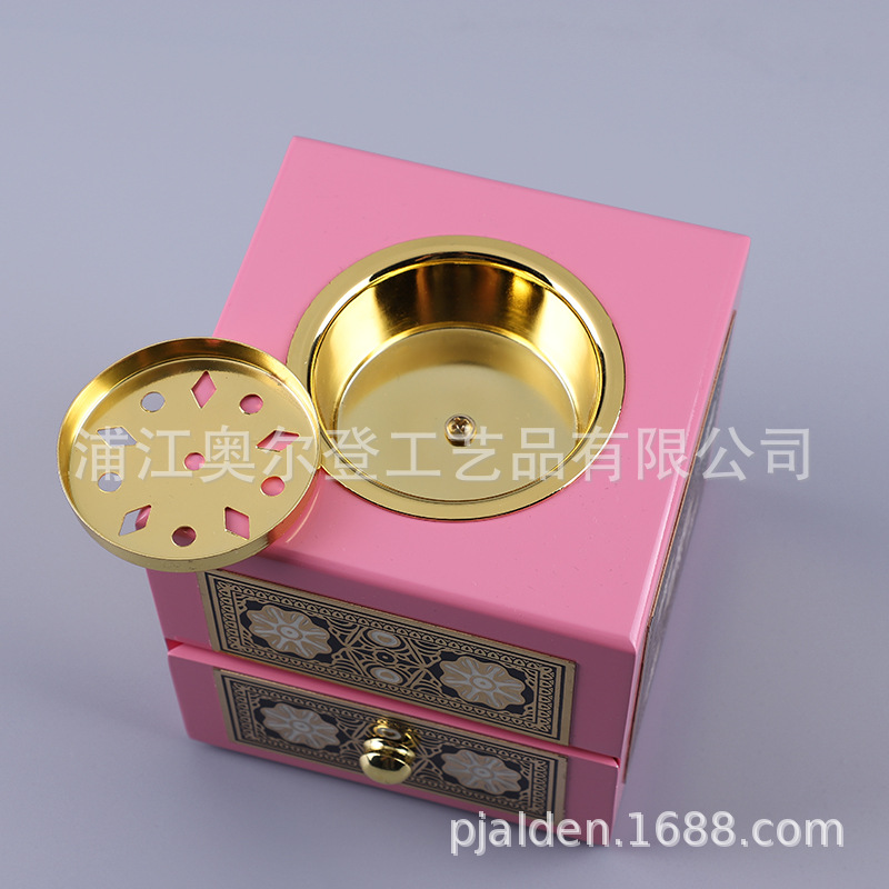 Factory direct sales, wholesale of storage boxes, jewelry boxes, incense burners, reverse-flow sandalwood burners, creative wholesale with hollowed-out designs Item Picture