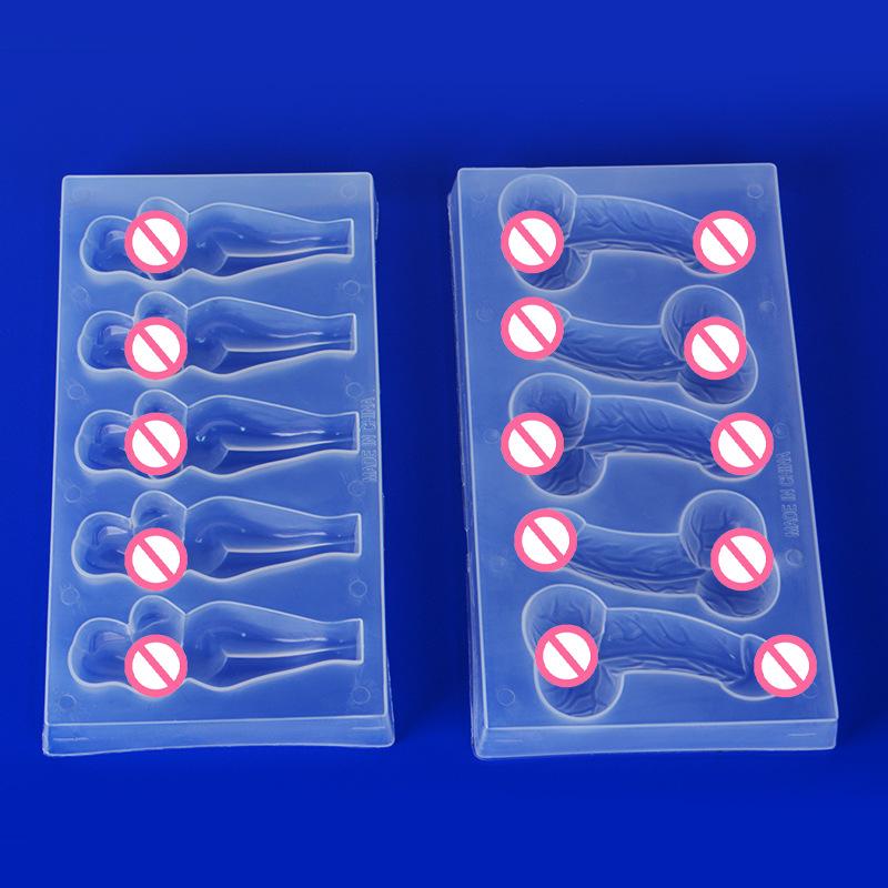 跨境/单身派对/冰块模具白底实物图