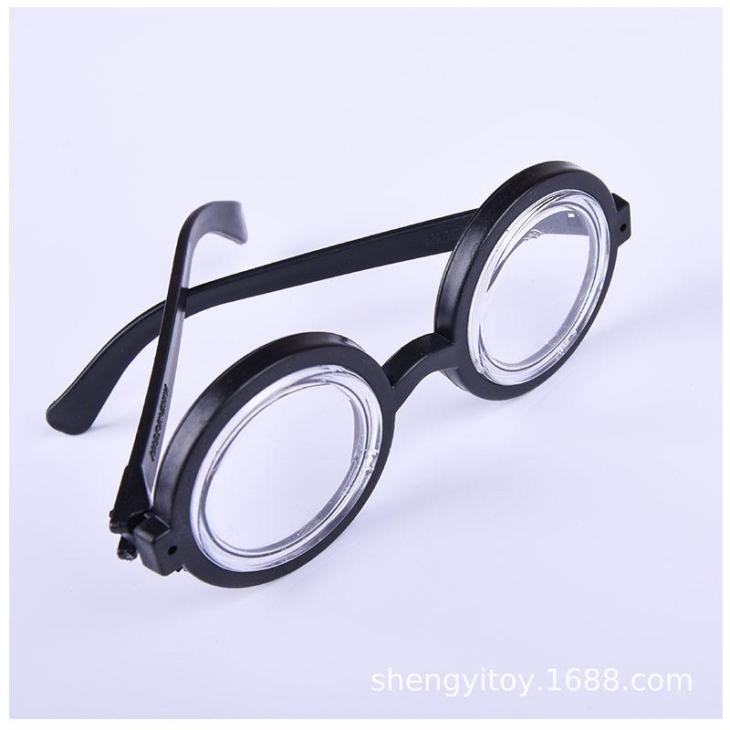 Halloween costume props: round myopia glasses, Harry glasses, Potter stage performance fun and funny glasses Item Picture