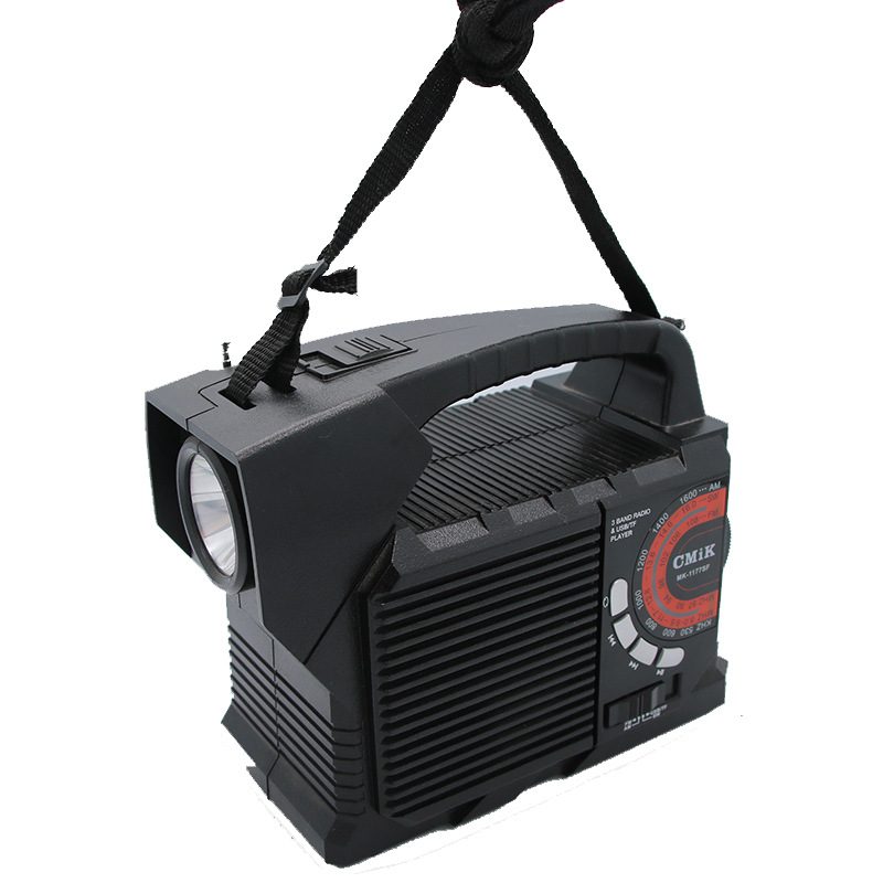 cmik outdoor solar energy storage power supply, solar Bluetooth speaker, radio, mobile phone charging and mobile lighting system Application Scenario