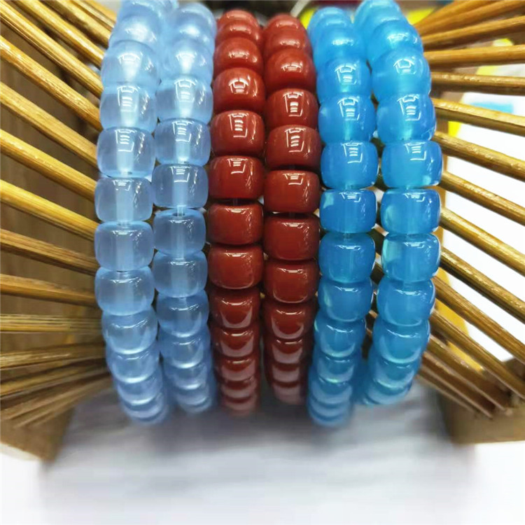 特色水晶珠宝 6*8MM水晶圆柱散珠批发算盘珠隔珠饰品配珠厂家直销