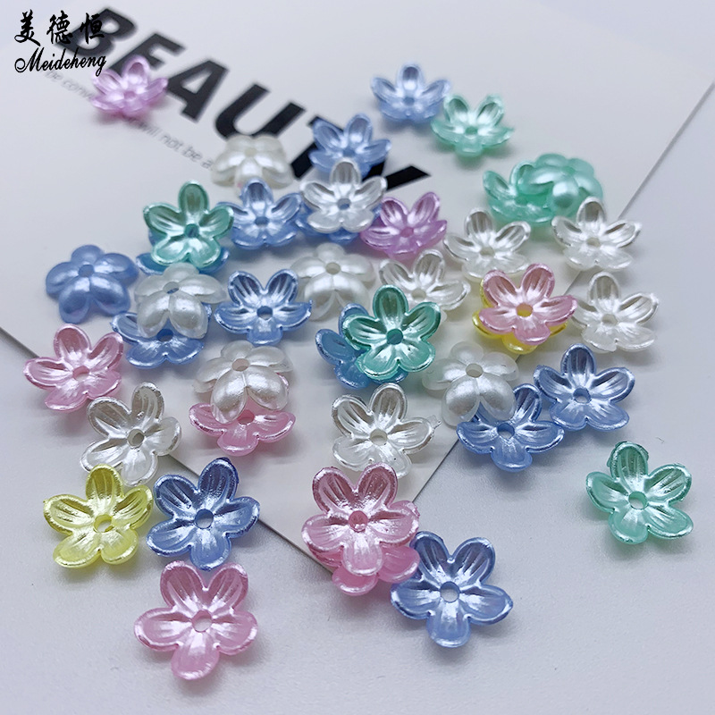 Factory direct sales of ABS mid-hole headwear, hairpin accessories, small flower diy handcrafted retro headwear accessories, versatile Application Scenario