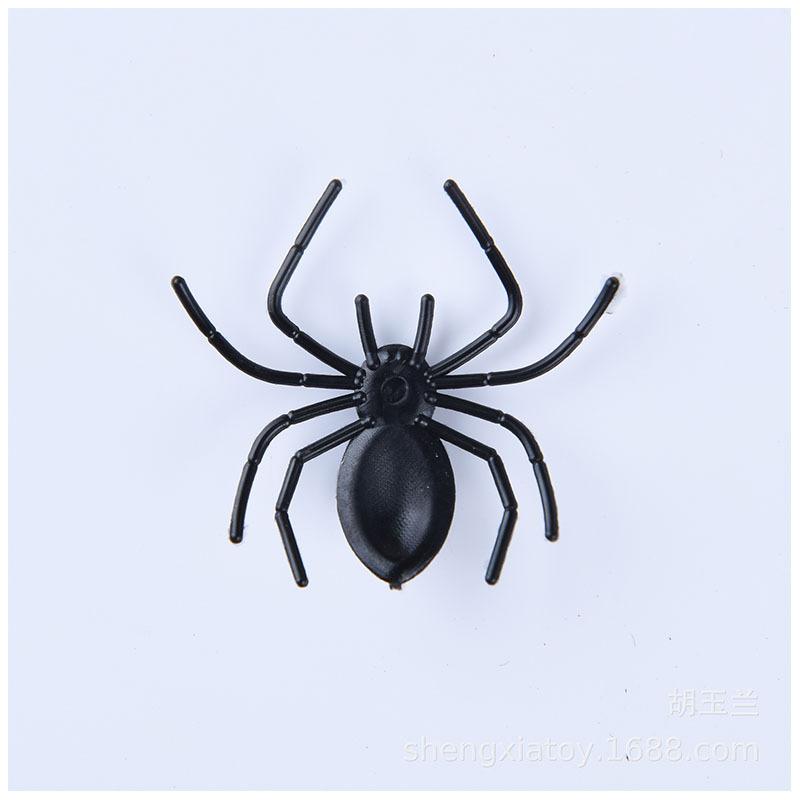 2011-1 Halloween Party Decoration props, prank spider, eco-friendly simulation, bent leg spider, prank scare toy wholesale Item Picture