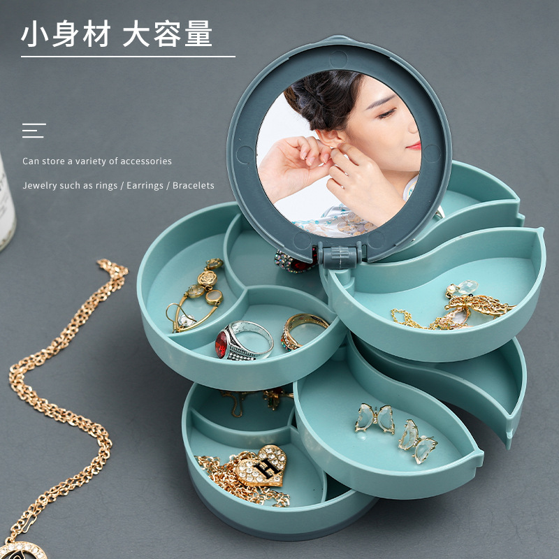 首饰盒/绒布收纳盒/饰品包装盒/首饰盒项链盒/耳环盒产品图