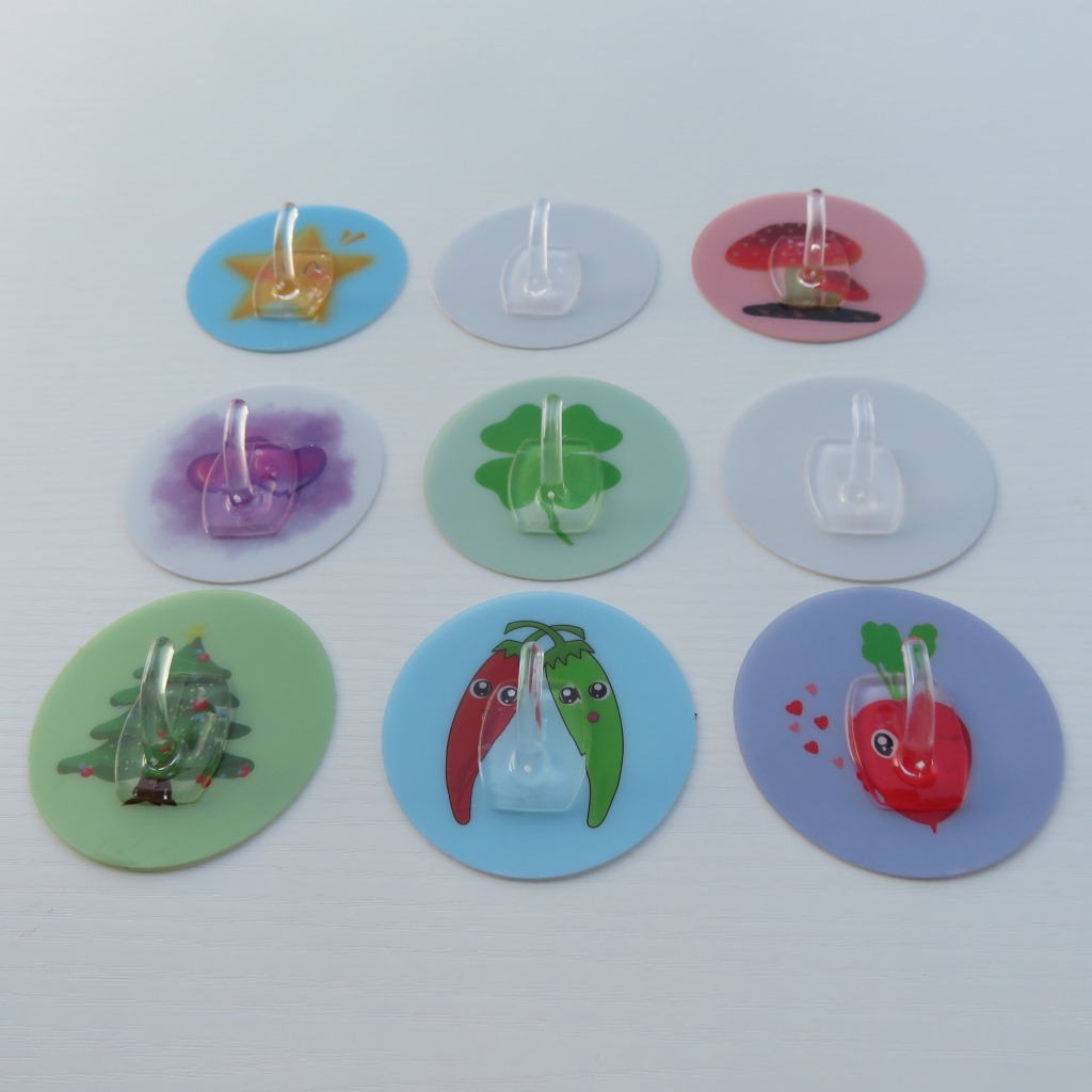 Strong adhesive hook, no need for drilling, 6.5 cm removable glue pattern crystal tree branch hook, washable and reusable hook details Picture